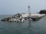 日門漁港琵琶崎防波堤外災害復旧工事 